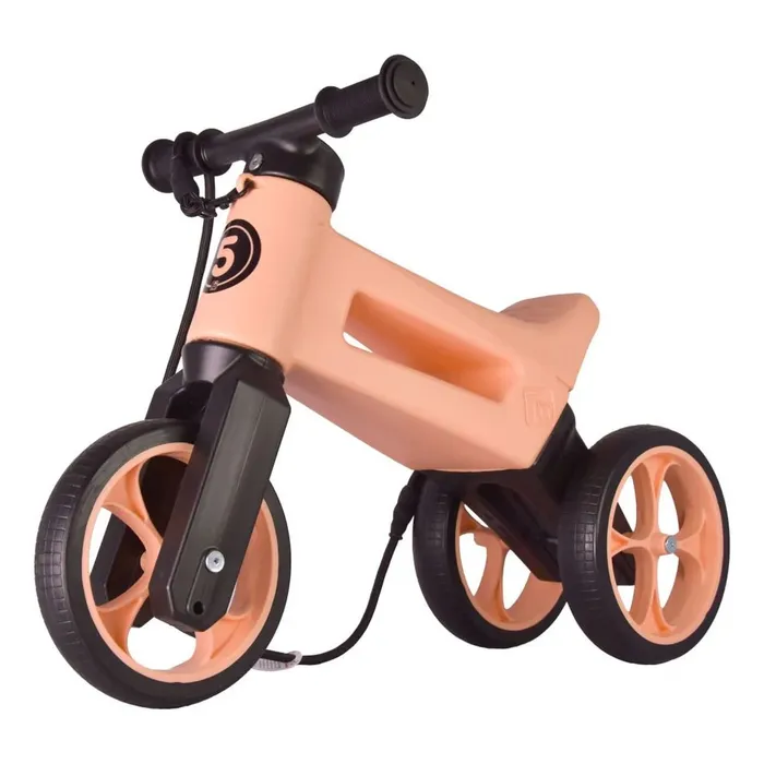 Bicicleta fara pedale pentru copii pastel apricot