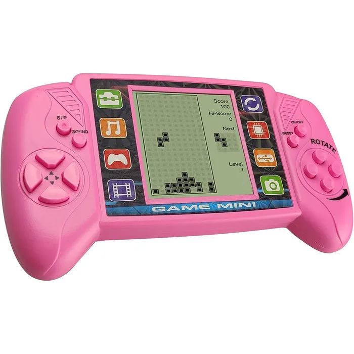 Consola joc Tetris pentru copii roz 4 ani+