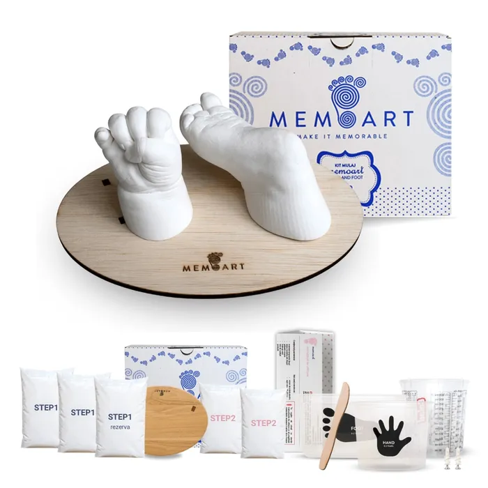 Set mulaj bebelusi 3D manuta si piciorus