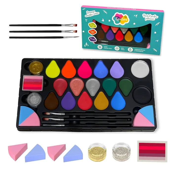 Set profesional pictura fata si corp pentru copii