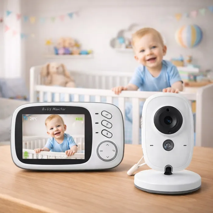 Monitor video si audio pentru siguranta bebelusului